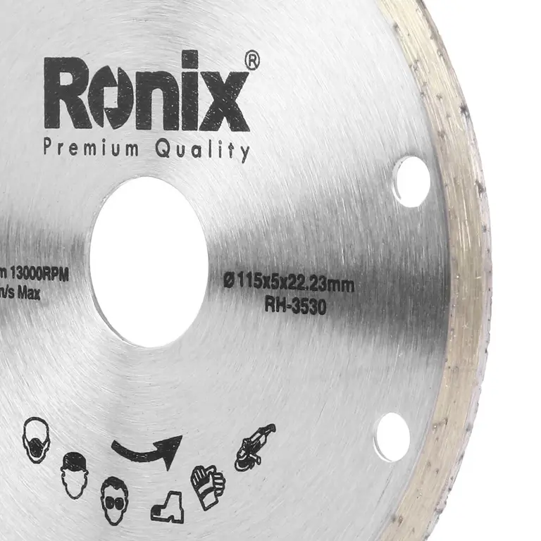 Ronix Disco de Diamante Segmentado 115mm para Granito RH-3530