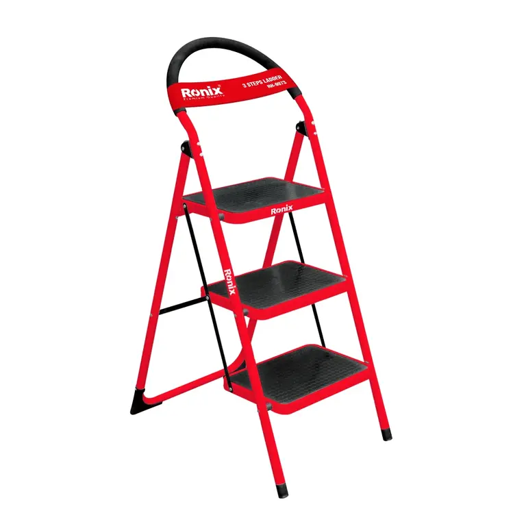 [RH-9973] Ronix Escalera de Acero 3 Peldaños RH-9973