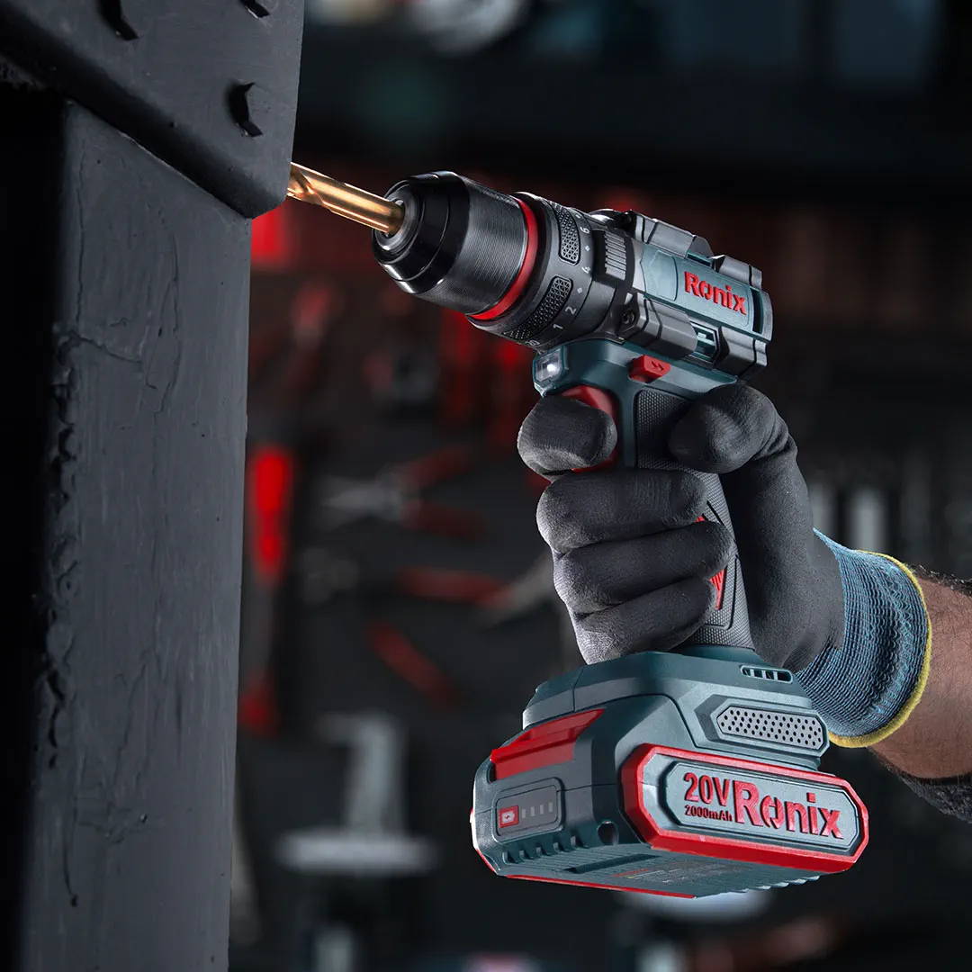 [R8670] Ronix Taladro de Impacto Inalámbrico Sin Escobillas 20V 8670